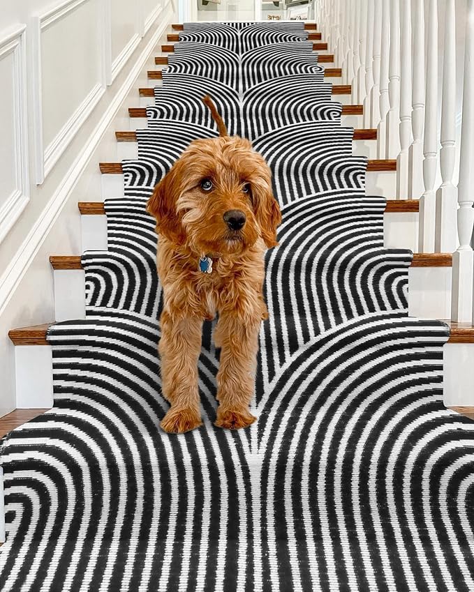 Tiffasea Long Hallway Runner Rug 2.6'x10' Washable Rugs Modern Reversible Black Kitchen Runner Cotton Hand-Woven Indoor Entryway Rug Carpet Runners for Bathroom Bedroom Laundry Room