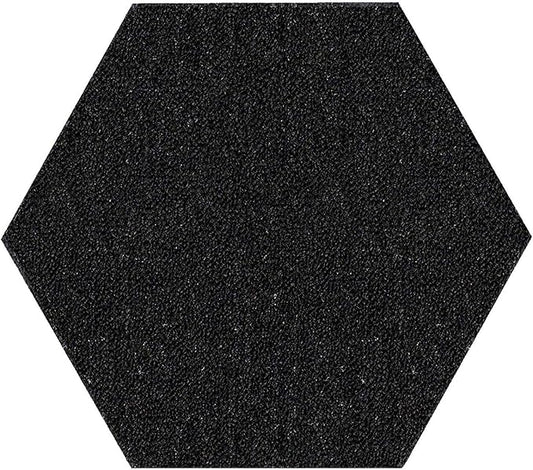 Ambiant Broadway Collection Pet Friendly Indoor Outdoor Area Rugs Black - 10' Hexagon, Stain & Fade Resistant, Easy Care, Pet & Kids Friendly, Made in USA, Perfect for Weddings & Everyday Use!