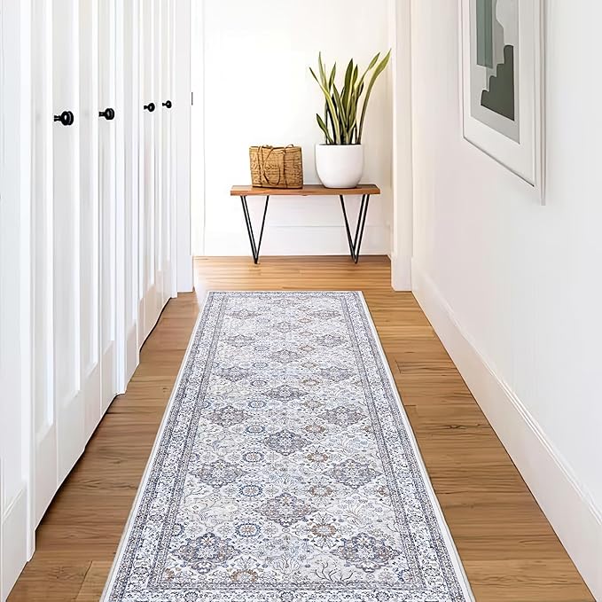 Non Slip Runner Rug, Kitchen Mat, 2x6 Washable Rugs, Runners For Hallways, Area Rug For Bedroom, Low Pile Soft Rugs, Kitchen Floor Mats, Slip Resistance, Durable Rug For Hallways, Bedroom, Kitchen