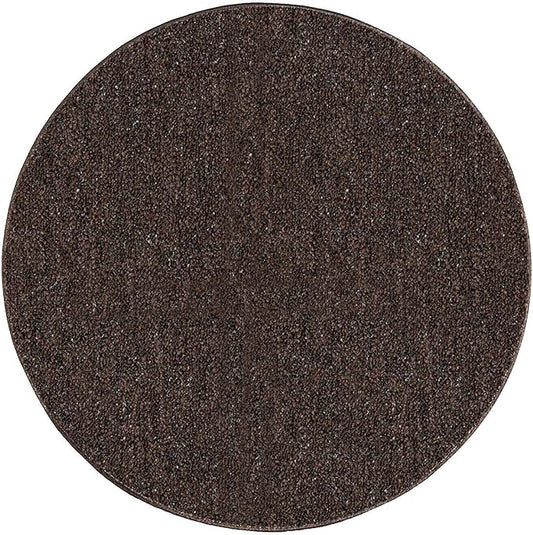 Ambiant Broadway Collection Pet Friendly Indoor Outdoor Area Rugs Brown - 10' Round, Stain & Fade Resistant, Easy Care, Pet & Kids Friendly, Made in USA, Perfect for Weddings & Everyday Use!