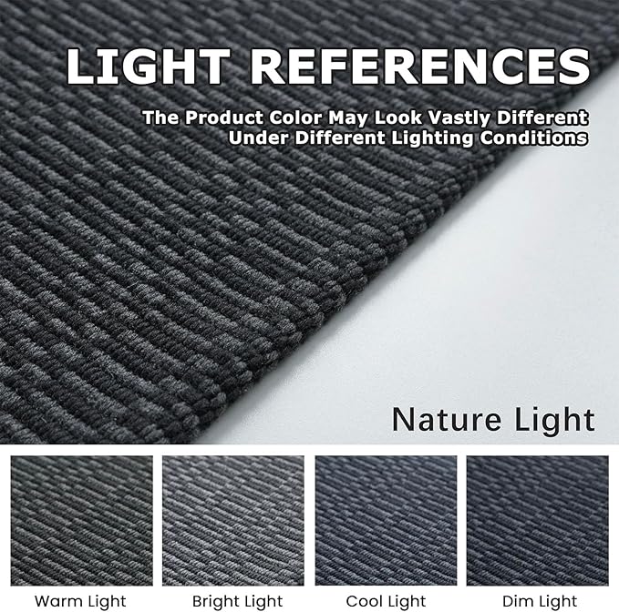 KOZYFLY Washable Runner Rug 2x8 Ft Runners for Hallway Rubber Backed Kitchen Runner Rugs Braided Cotton Entryway Runner Indoor, Carpet Runners for Hallway Entryway Bedroom, Black/Grey