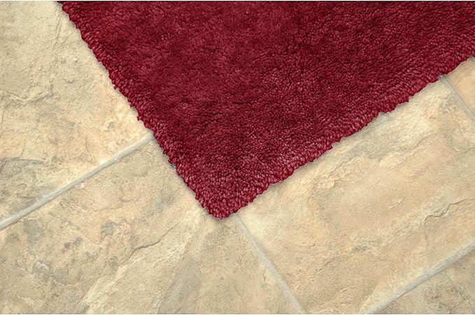 Garland Rug Room Size Bathroom Carpet, 5-Feet by 8-Feet, Burgundy