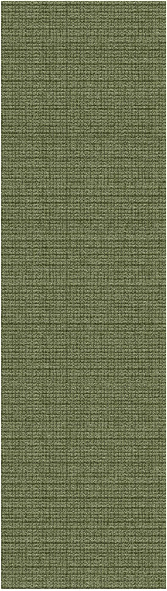Braided Runner Rug 2x12 Ft Washable Runners for Hallways Non Slip Rubber Backed Kitchen Runners Cotton Extra Long Entryway Runner Indoor, Woven Carpet for Hall Entryway, Green