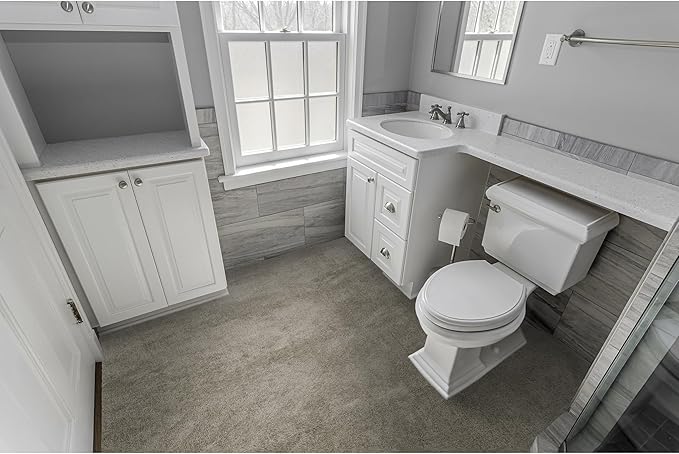 Garland Rug Room Size Bathroom Carpet, 5-Feet by 8-Feet, Taupe