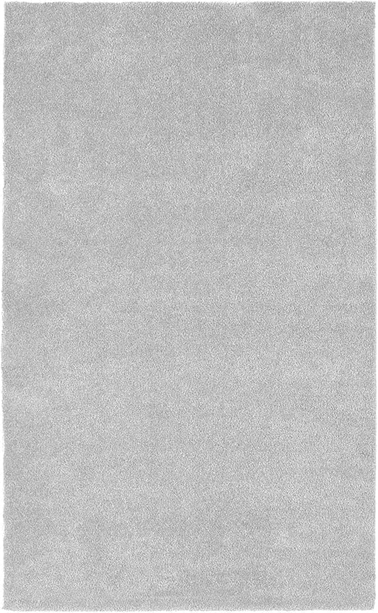 Garland Rug Carpet Bath Rug, 5-Feet by 8-Feet, Platinum Gray