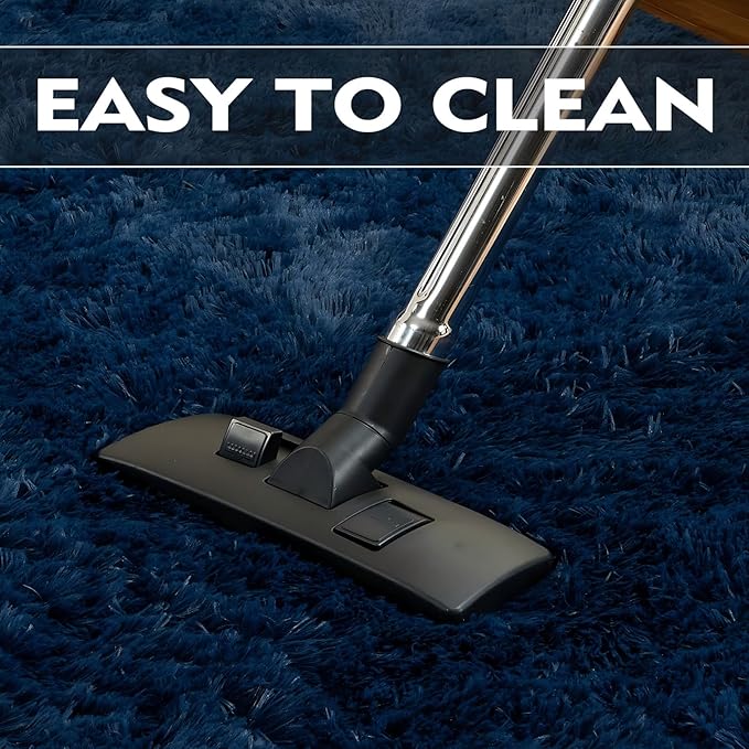 2×3 Small Rugs for Bedroom, Super Soft Living Room Shaggy Non-Slip Fluffy Furry Rug, Indoor Navy Blue Floors Carpet, for Kids Girls Boys Room, Dorm Nursery RoomsHome Decor Aesthetic
