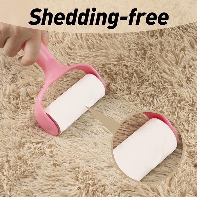 2x3 Rugs for Bedroom, Fluffy Area Rugs for Living Room, Soft Shag Kids Rug Small Carpet with 4 Non-Slip Rug Pads (Light Tan, 2ft x 3ft)