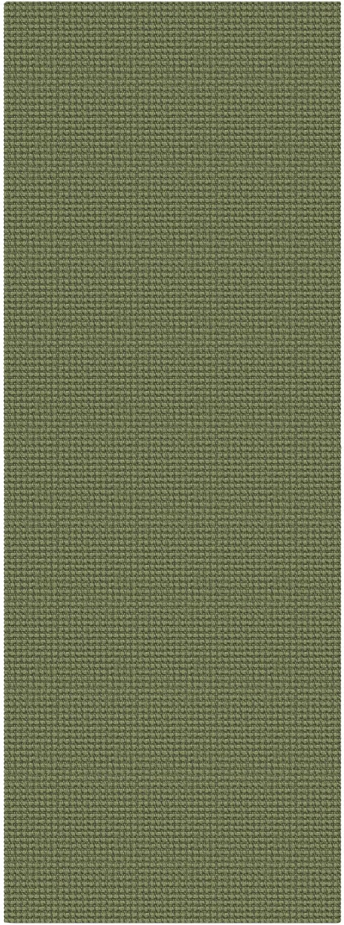 Braided Runner Rug 2x5 Ft Washable Runners for Hallways Non Slip Rubber Backed Kitchen Runners Cotton Entryway Runner Indoor, Woven Floor Carpet for Hall Kitchen Bedroom, Green