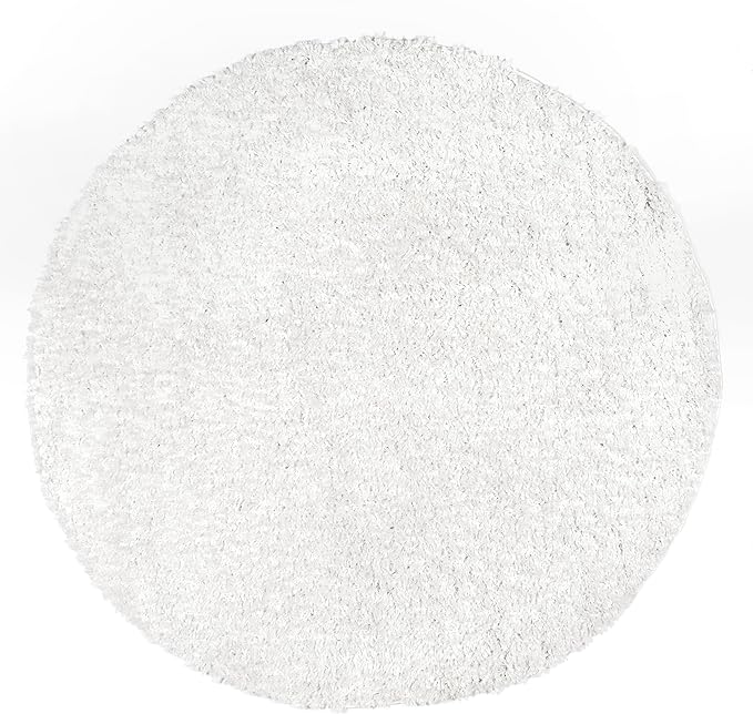 nuLOOM Neva Modern Tasseled Shag Area Rug, 6' 7" x 9' Oval, Ivory