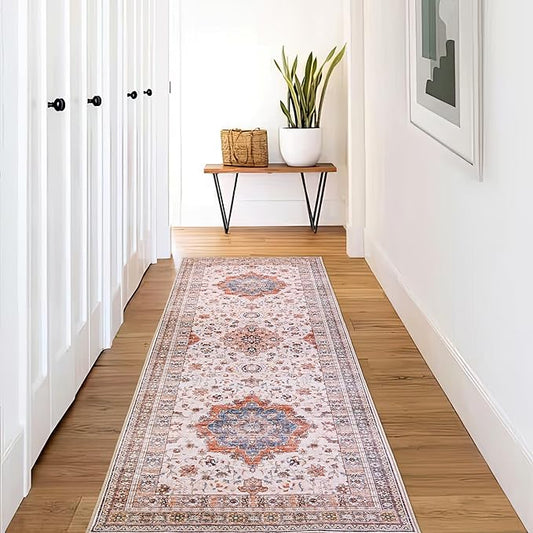 Non Slip Runner Rug, Kitchen Mat, 2x6 Washable Rugs, Runners For Hallways, Area Rug For Bedroom, Low Pile Soft Rugs, Kitchen Floor Mats, Slip Resistance, Durable Rug For Hallways, Bedroom, Kitchen