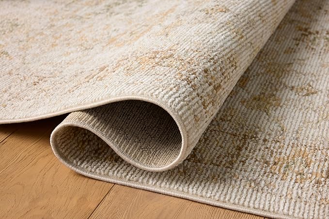 Loloi Magnolia Home by Joanna Gaines Pace Collection PAC-04 Natural/Multi 2'-6" x 12'-0" Runner Rug