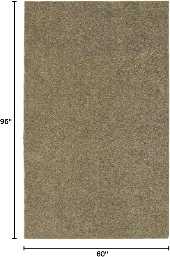 Garland Rug Room Size Bathroom Carpet, 5-Feet by 8-Feet, Taupe