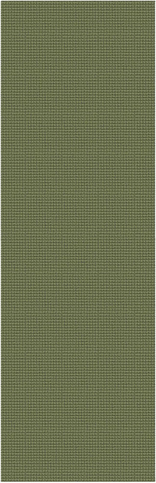 Braided Runner Rug 2x8 Ft Washable Runners for Hallways Non Slip Rubber Backed Kitchen Runners Cotton Entryway Runner Indoor, Woven Floor Carpet for Hall Kitchen Bedroom, Green
