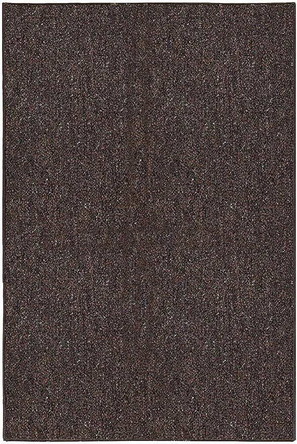 Ambiant Broadway Collection Pet Friendly Indoor Outdoor Area Rugs Brown - 2' x 8' Runner, Stain & Fade Resistant, Easy Care, Pet & Kids Friendly, Made in USA, Perfect for Weddings & Everyday Use!
