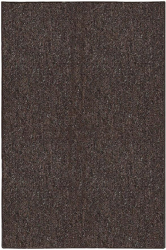 Ambiant Broadway Collection Pet Friendly Indoor Outdoor Area Rugs Brown - 2' x 8' Runner, Stain & Fade Resistant, Easy Care, Pet & Kids Friendly, Made in USA, Perfect for Weddings & Everyday Use!