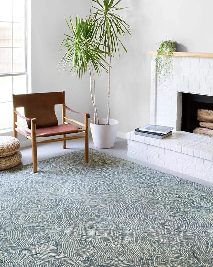 Loloi II Ziva Collection ZV-04 Denim 2'-6" x 7'-6" Runner Rug