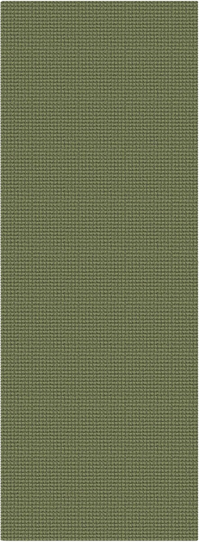 Braided Runner Rug 2x6 Ft Washable Runners for Hallways Non Slip Rubber Backed Kitchen Runners Cotton Entryway Runner Indoor, Woven Floor Carpet for Hall Kitchen Bedroom, Green