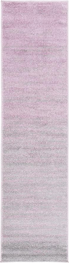 SAFAVIEH Adirondack Collection Runner Rug - 2'2" x 9', Purple & Green, Modern Ombre Design, Non-Shedding & Easy Care, Ideal for High Traffic Areas in Living Room, Bedroom (ADR113V)