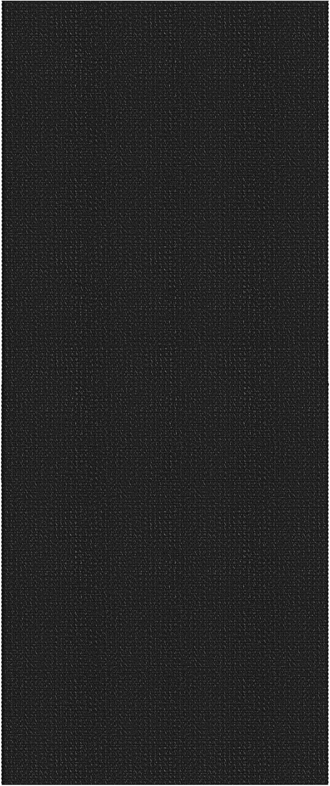 Braided Runner Rug 2x5 Ft Washable Runners for Hallways Non Slip Rubber Backed Kitchen Runners Cotton Entryway Runner Indoor, Woven Floor Carpet for Hall Kitchen Bedroom, Black/Grey