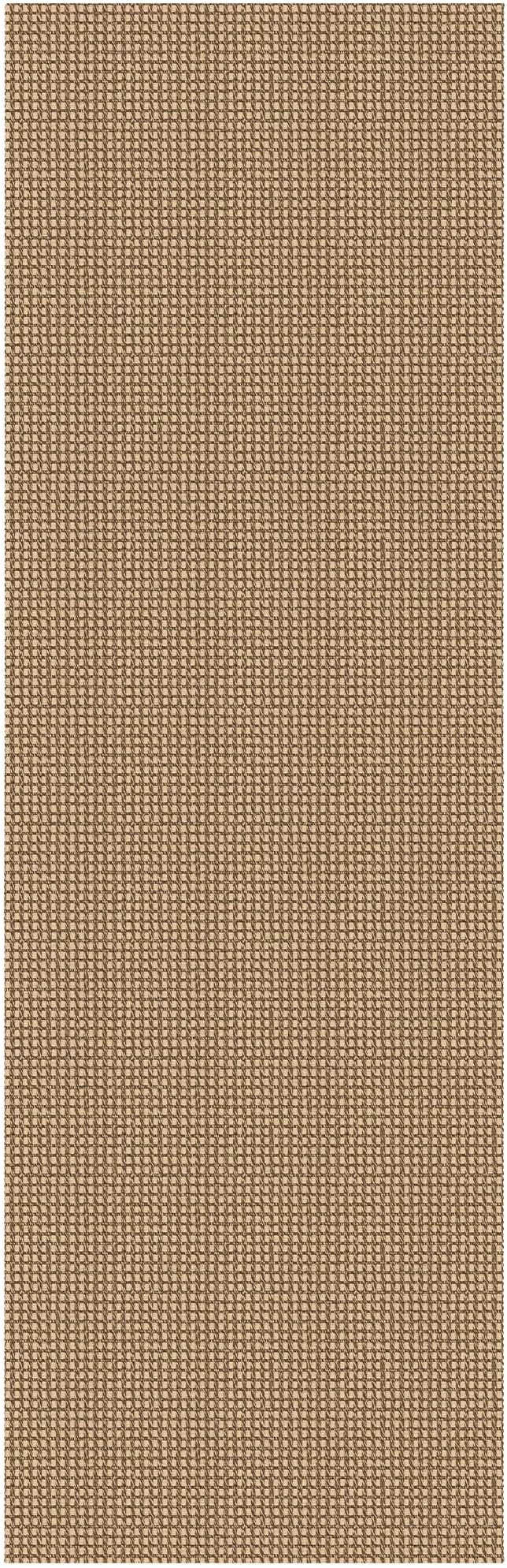 Braided Runner Rug 2x12 Ft Washable Runners for Hallways Non Slip Kitchen Runner Rug Cotton Extra Long Entryway Runner Indoor, Woven Carpet for Hall Entryway, Orange/Tan/Brown