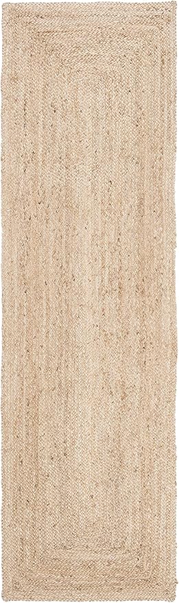SAFAVIEH Cape Cod Collection 2'3" x 12' Natural CAP252A Handmade Flatweave Jute Entryway Foyer Living Room Kitchen Runner Rug