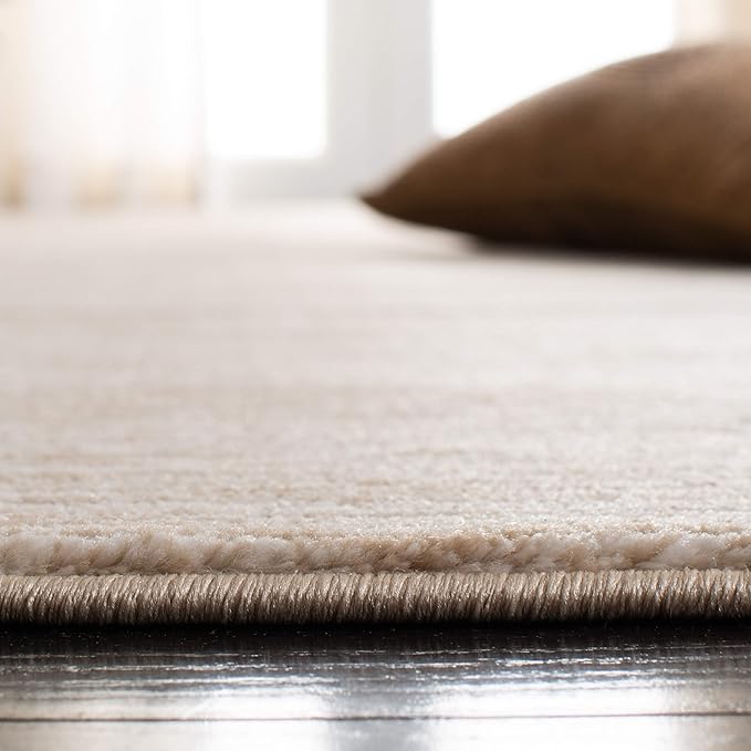 SAFAVIEH Vision Collection Area Rug - 5'1" x 7'6", Creme, Modern Ombre Tonal Chic Design, Non-Shedding & Easy Care, Ideal for High Traffic Areas in Living Room, Bedroom (VSN606F)