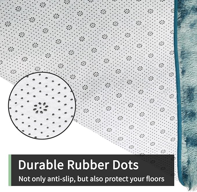 Sour Lemon Area Rugs 9x12 Living Room, Large Area Rug Shag Shaggy Carpet Soft Plush Furry Bedside Rug, Machine Washable Area Rugs for Bedroom Kids Girls Boys Home Decor Anti Slip