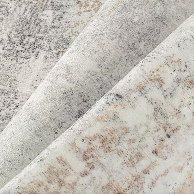2x3 Rug Washable Area Rug Entryway Rugs Entrance Door Mat Indoor Accent Rug Abstract Non Slip Low Pile Carpet Distressed Throw Rug for Kitchen Bedroom Office Bathroom Hallway Kitchen
