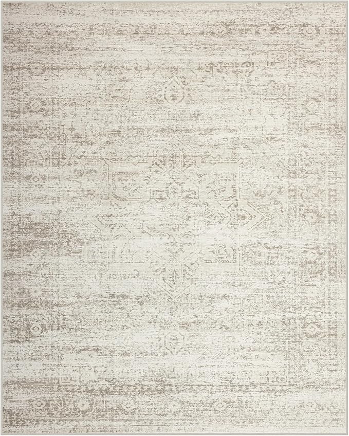 Washable Rugs 3x5 Area Rugs for Living Room,Bedroom- Non Slip Vintage Entryway Rug for Indoor Entry,Kitchen,Bathroom,Kids Girls Room,Home,Office,Ultra Soft Faux Wool Laundry Room Small Carpets
