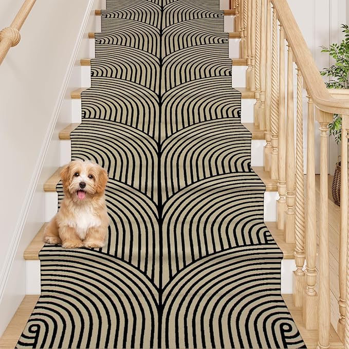 Tiffasea Kitchen Rugs Runners for Hallways 2.6'x10' Washable Runner Rug Reversible Entryway Rug Cotton Hand-Woven Floor Carpet Runner for Bathroom Bedroom Laundry Room