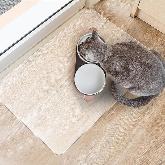 Clear Frosted Floor Mat, PVC Durable Anti-Scratch Floor Mat (28"x 36")