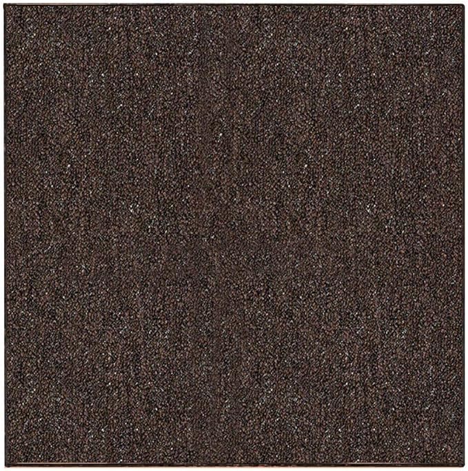 Ambiant Broadway Collection Pet Friendly Indoor Outdoor Area Rugs Brown - 8' Square, Stain & Fade Resistant, Easy Care, Pet & Kids Friendly, Made in USA, Perfect for Weddings & Everyday Use!