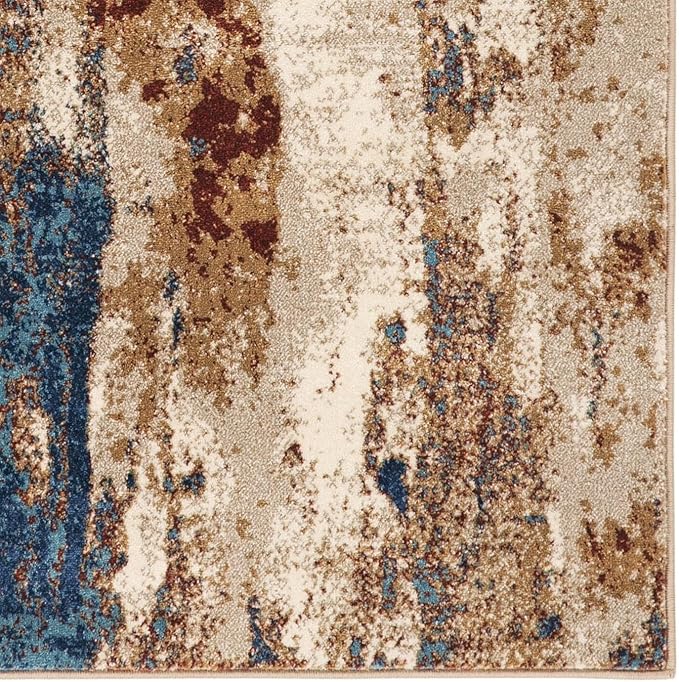 LUXE WEAVERS Lagos Collection Passion 9x12 Abstract Area Rug