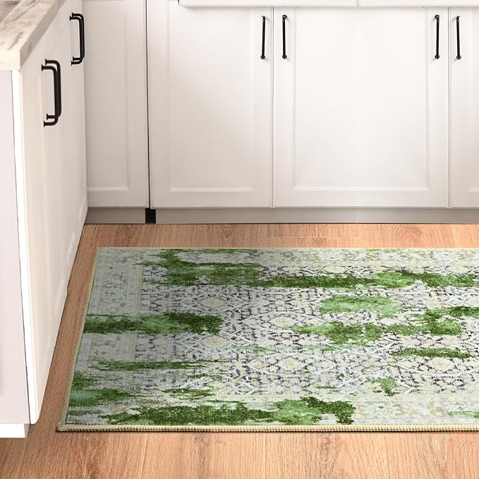 Door Mat Indoor Entrance Rug, 2x3 Entryway Area Rugs Non-Slip Machine Washable, Ultra Soft Small Entry Throw Rug for Kitchen Floor, Front Door, Entry, Living Laundry Room, Kids Room