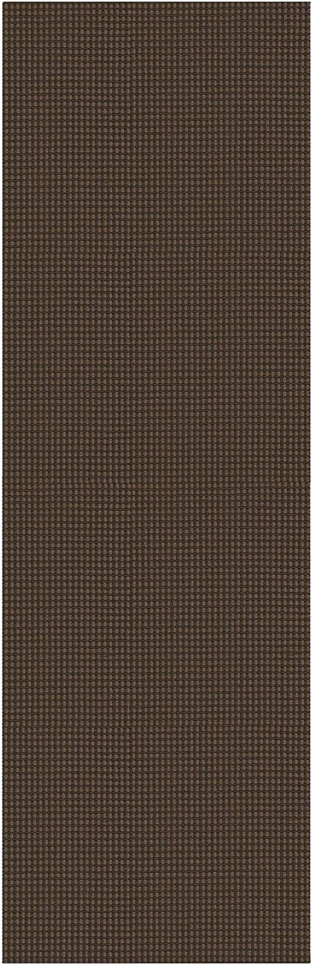 Braided Runner Rug 3x18 Ft Washable Runners for Hallways Non Slip Rubber Backed Kitchen Runners Cotton Long Entryway Runner Indoor, Woven Carpet for Hall Stair Entryway, Brown