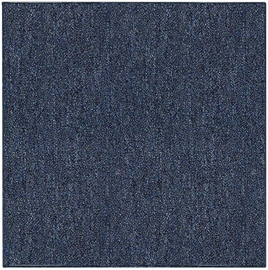 Ambiant Broadway Collection Pet Friendly Indoor Outdoor Area Rugs Blue - 2' Square, Stain & Fade Resistant, Easy Care, Pet & Kids Friendly, Made in USA, Perfect for Weddings & Everyday Use!