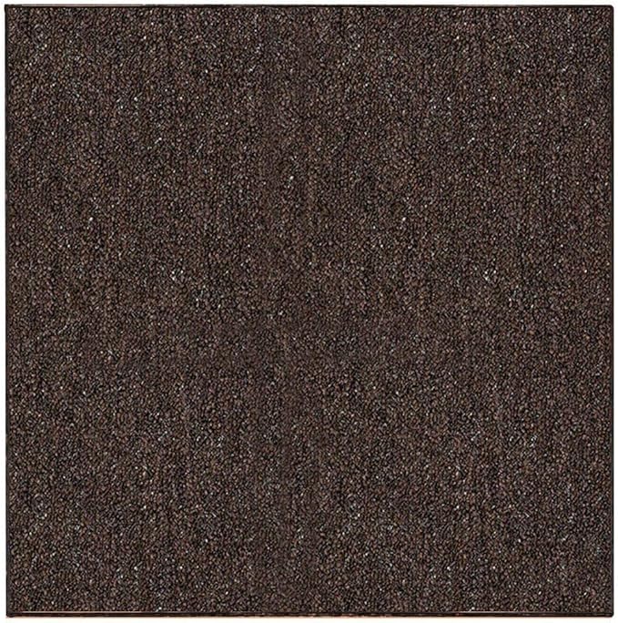 Ambiant Broadway Collection Pet Friendly Indoor Outdoor Area Rugs Brown - 12' Square, Stain & Fade Resistant, Easy Care, Pet & Kids Friendly, Made in USA, Perfect for Weddings & Everyday Use!