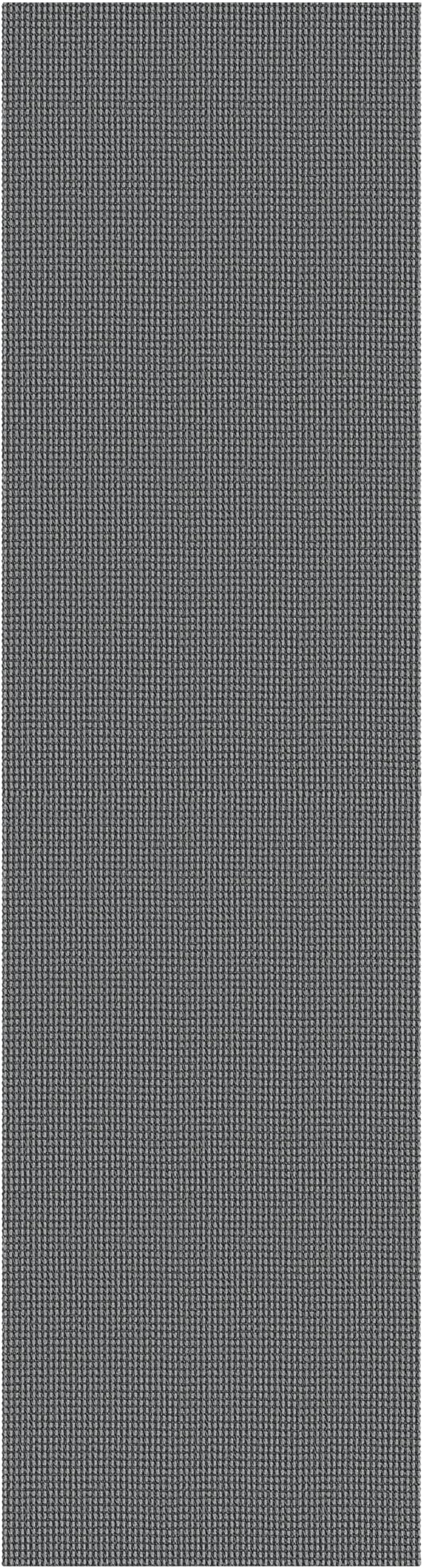 Braided Runner Rug 3x12 Ft Washable Runners for Hallways Non Slip Rubber Backed Kitchen Runners Cotton Long Entryway Runner Indoor, Woven Carpet for Hall Kitchen Entryway, Dark Grey/Grey