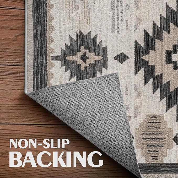 Southwestern Rug 2x3 for Entryway Western Aztec Area Rugs Machine Washable Tribal Navajo Southwest Rug Non Slip Printed Low-Pile Indoor Door Mat Floor Carpet for Kitchen Bathroom Laundry