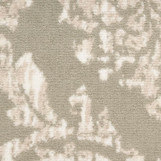 Nourison Jubilant Vintage Olive 5'3" x 7'3" Area -rug, Easy -cleaning, Non Shedding, Bed Room, Living Room, Dining Room, Kitchen (5x7)