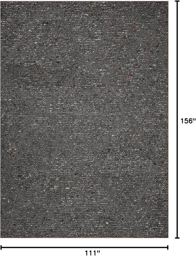 Loloi Magnolia Home by Joanna Gaines Jones Collection JON-05 Granite 9'-3" x 13' Area Rug