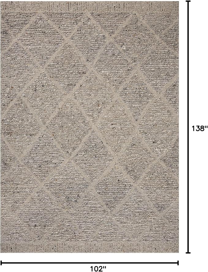 Loloi Magnolia Home by Joanna Gaines Jones Collection JON-03 Pebble 8'-6" x 11'-6" Area Rug