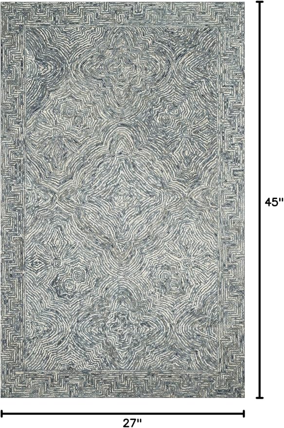 Loloi II Ziva Collection ZV-04 Denim 2'-3" x 3'-9" Accent Rug