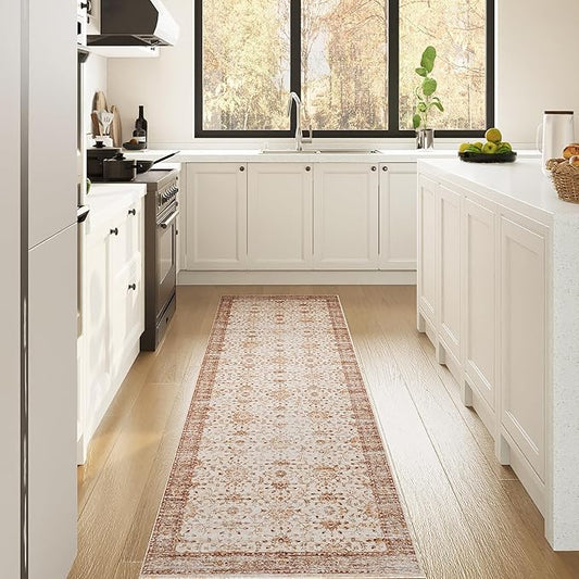 Non Slip Runner Rug, Kitchen Mat, 2x6 Washable Rugs, Runners For Hallways, Area Rug For Bedroom, Low Pile Soft Rugs, Kitchen Floor Mats, Slip Resistance, Durable Rug For Hallways, Bedroom, Kitchen