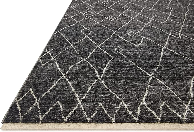Loloi II Vance Collection VAN-11 Charcoal/Ivory 2'-3" x 3'-10" Accent Rug