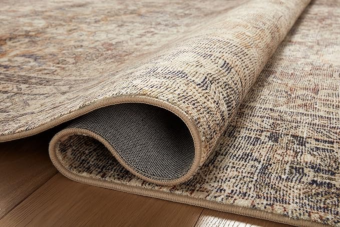 Loloi Amber Lewis Morgan 2'-3" x 7'-6" Runner Runner Rug in Sunset/Ink - Large Area Rug, Neutral Area Rug for Room Décor, Vintage Rug Inspired, Soft Area Rug for Living Room, Bedroom, Dining Area