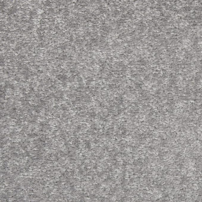 Nourison Essentials Indoor/Outdoor Silver Grey 2'2" x 18 Area Rug, Easy Cleaning, Non Shedding, Bed Room, Living Room, Dining Room, Backyard, Deck, Patio (2x18)