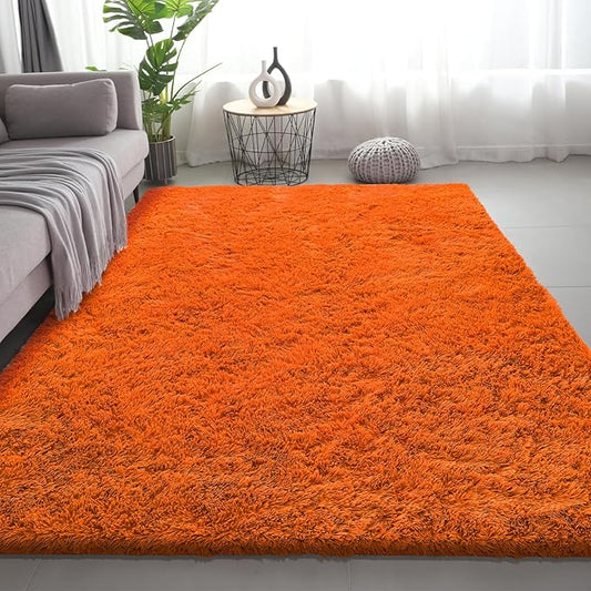 Boshengya 9X12 Large Area Rugs for Living Room Bedroom,Big Shag Rug for Bedroom Dorm,Soft Fluffy Indoor Carpet Nursery Rugs for Kids Girls Room Home Decor