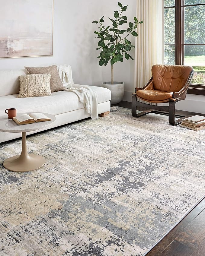 Loloi II Lucia Collection LUC-06 Granite 2'-8" x 14' Runner Rug