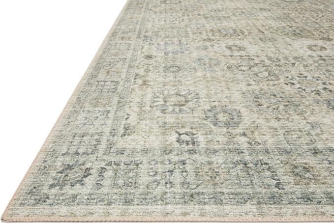 Loloi II Skye Collection SKY-14 Natural/Sage 2'-6" x 12'-0" Runner Rug